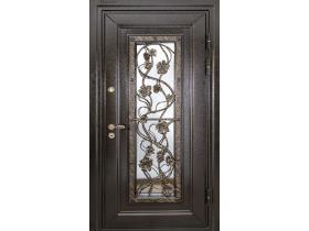 Входные двери металлические со стеклом