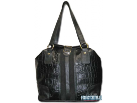 Оригинальная женская сумочка из комбинированная натуральной кожи с одним отделением