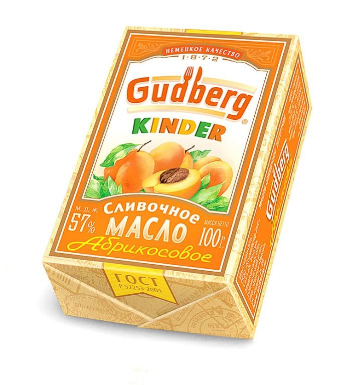Масло сливочное ТМ «Kinder Gudberg» от производителя Компания ...