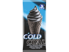 Мороженое  «COLD COAL» в черном рожке