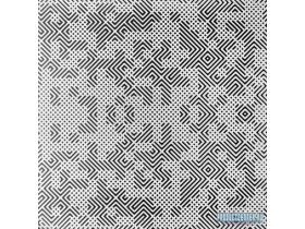 Гранит керамический  Зальцбург черно-белый полированный 42x42