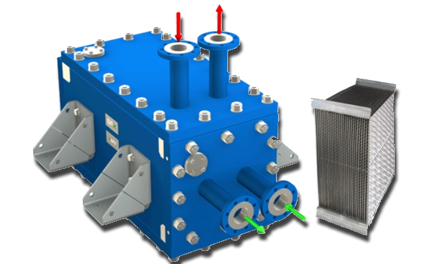 Кожухотрубный испаритель Alfa Laval DET 440 Елец