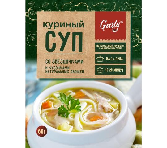 Дачный суп куриный в пакетиках