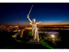 Волгоград с высоты: город, возрождённый после войны Волгоград с высоты: город, возрождённый после войны