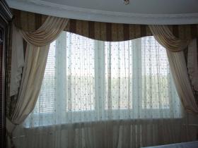 Классические шторы из ткани