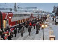 Двухэтажные поезда начали курсировать из Ижевска в Москву Двухэтажные поезда начали курсировать из Ижевска в Москву