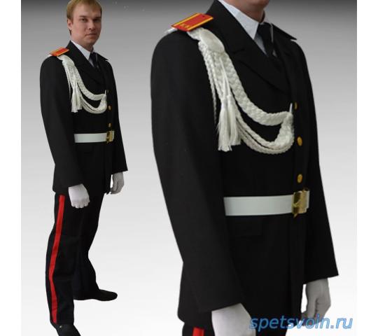 Фото 5 Костюм парадный для кадетов курсантов Россия цвет черный тк п/ш или габардин 2019