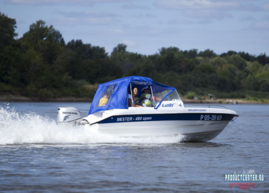 Фото 3 Стеклопластиковая моторная лодка Бестер 480 open 2014