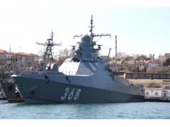 Патрульный корабль «Василий Быков» впервые прибыл в Севастополь Патрульный корабль «Василий Быков» впервые прибыл в Севастополь
