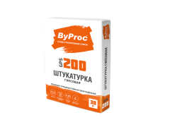 Фото 1 Штукатурка гипсовая стандартная ByProc GPS-200, г.Челябинск 2019