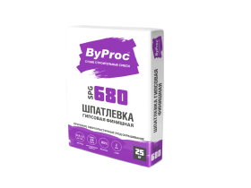 Шпатлевка гипсовая финишная ByProc SPG-680