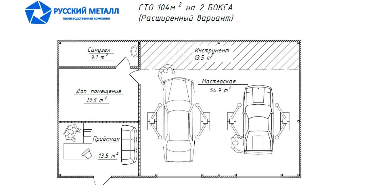 Кв 104. 104 Квадратных метра СТО. СТО Ц 104-2012.