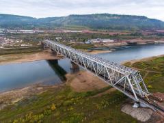 На БАМе открыт 2-й мост через Лену На БАМе открыт 2-й мост через Лену