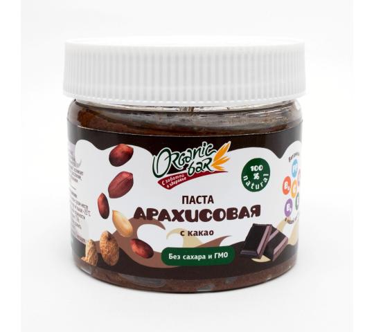 Фото 5 Арахисовая паста Organicbar с какао 2019