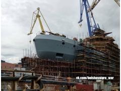 Строительство патрульного корабля «Иван Папанин» проекта 23550 Строительство патрульного корабля «Иван Папанин» проекта 23550