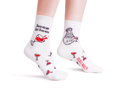 Фото 1 Дизайнерские носки с рисунком DOUBLEWAVE, г.Екатеринбург 2019