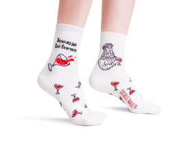 Дизайнерские носки с рисунком DOUBLEWAVE