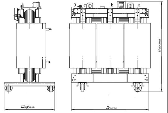 Фото 3 Трансформатор ТС-2500 трехфазный сухой мощностью 2500 кВА класса напряжения <nobr>6-10 кВ</nobr> 2014