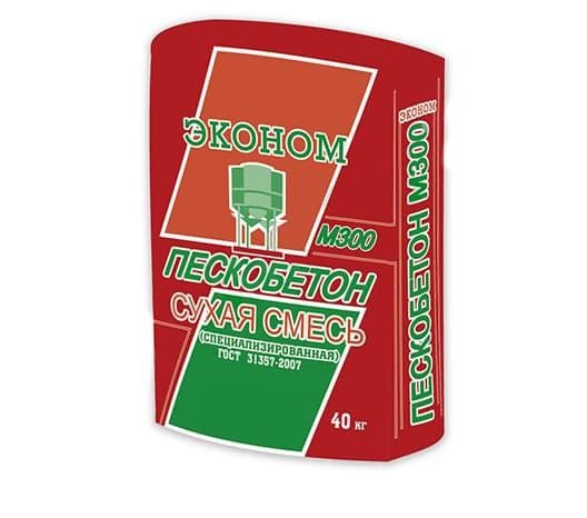 Пескобетон М-300 (Эконом), мешок 40 кг от производителя Завод сухих ...