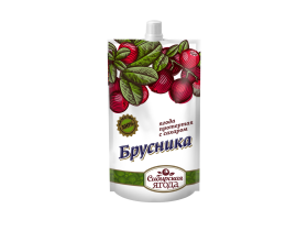 Ягода протертая с сахаром «Сибирская ягода»