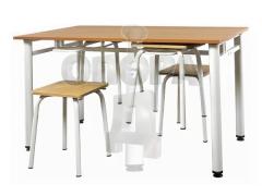 Фото 1 Столы обеденные с подвесами для табуретов/скамеек, г.Искитим 2020