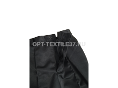 Фото 1 брюки охранника чёрные с гульфом на молнии 2020