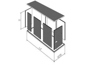 Сборные холодильные камеры «Ирбис» с толщиной изоляции 80мм