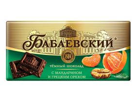 Шоколад Бабаевский с мандарином и грецким орехом