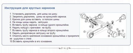 Фото 2 Карниз круглый D28 <nobr>2-рядный</nobr> 2014