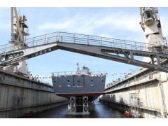 Северная верфь спустила на воду фрегат «Адмирал Головко» Северная верфь спустила на воду фрегат «Адмирал Головко»
