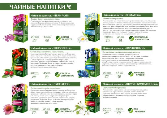Фото 4 Чай, чайные напитки «Травы Башкирии», г.Уфа 2020