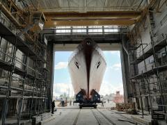 На СНСЗ вывели из цеха корабль противоминной обороны «Георгий Курбатов» На СНСЗ вывели из цеха корабль противоминной обороны «Георгий Курбатов»