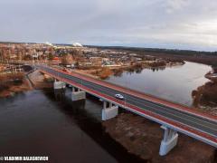 В Архангельской области открылся новый мост через реку Вагу В Архангельской области открылся новый мост через реку Вагу