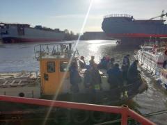 Амурский СЗ спустил на воду паром «Василий Ощепков» проекта CNF11CPD Амурский СЗ спустил на воду паром «Василий Ощепков» проекта CNF11CPD