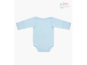 Комплект для новорожденного мальчика ажур голубой — 6 предметов