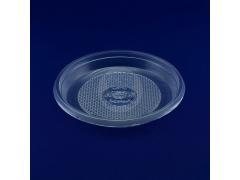 Фото 1 Тарелка десертная одноразовая пластиковая диаметр 165 мм прозрачная 2020