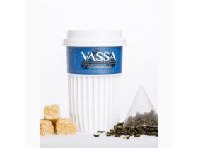 Чай VASSA Молочный улун с ECO- стакане.