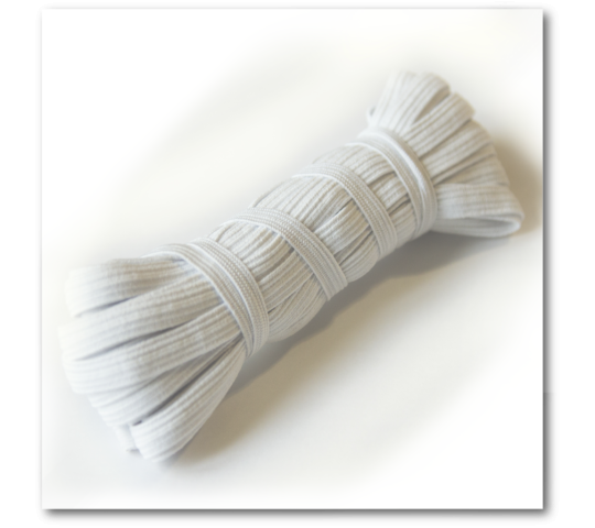Фото 2 Тесьма эластичная плетеная 7, 8 ,10 мм. Цвет белый, г.Ковров 2021