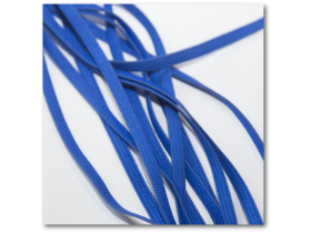 Тесьма эластичная вязаная 5 мм. Цвет синий