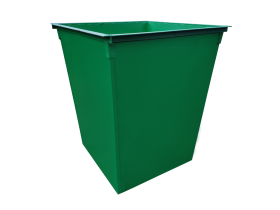 Металлический мусорный контейнер объемом: 0,75 м3