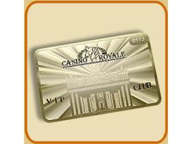 VIP сувениры: визитные карточки, клубные карточки из металла. Позолоченные денежные купюры