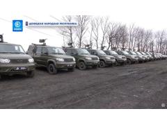 В Луганске и Донецке появились новые военные внедорожники УАЗ «Патриот» В Луганске и Донецке появились новые военные внедорожники УАЗ «Патриот»