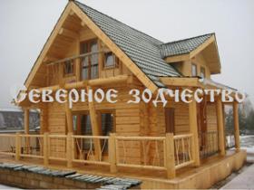 Рубленные деревянные дома из бревна