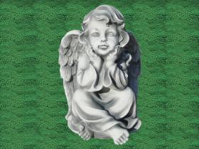 Ангелы из декоративного бетона