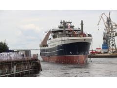 Спуск на воду траулера «Механик Сизов» Спуск на воду траулера «Механик Сизов»