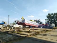 На Ярославском судостроительном заводе спустили на воду земснаряд проекта RDB 66.42 На Ярославском судостроительном заводе спустили на воду земснаряд проекта RDB 66.42