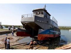 Ахтарская судоверфь спустила на воду НИС «Черноморец» Ахтарская судоверфь спустила на воду НИС «Черноморец»