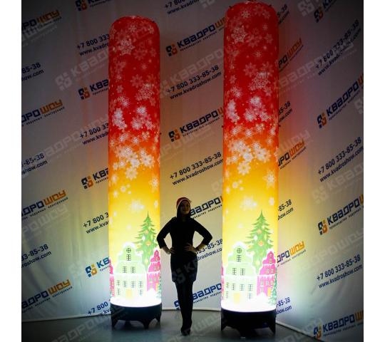 Фото 5 Надувнве колонны с подсветкой 2021