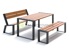 Фото 1 Скамейки со столом садово-парковые «Cafe №2» 1600, г.Барнаул 2021