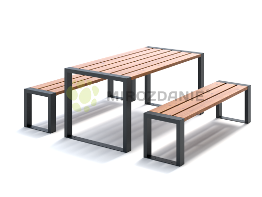 Фото 3 Скамейки со столом садово-парковые «Cafe №2» 1600, г.Барнаул 2021